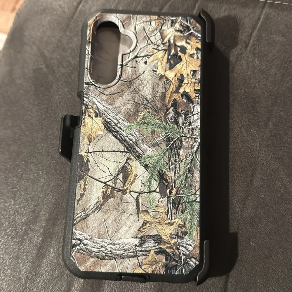 6.6” Woods Phone Case with Belt Clip for Samsung A14 5G